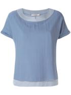 La Fileria For D'aniello Layered T-shirt - Blue