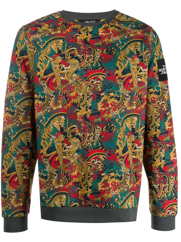 The North Face Printed Sweater - Yellow