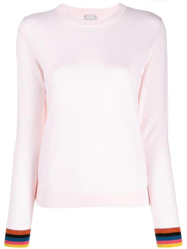 Paul Smith Multicolour Cuff Knit Jumper - Pink