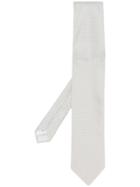 Lardini Classic Woven Tie - White