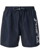 Plein Sport Side Logo Swim Shorts - Blue