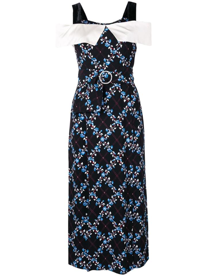 Rixo London Chloe Floral Dress - Black