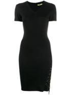 Versace Jeans Fitted Party Dress - Black