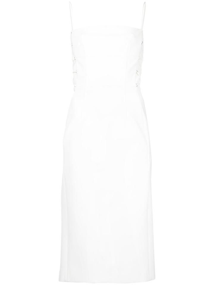 Dion Lee Laced Bustier Dress - White
