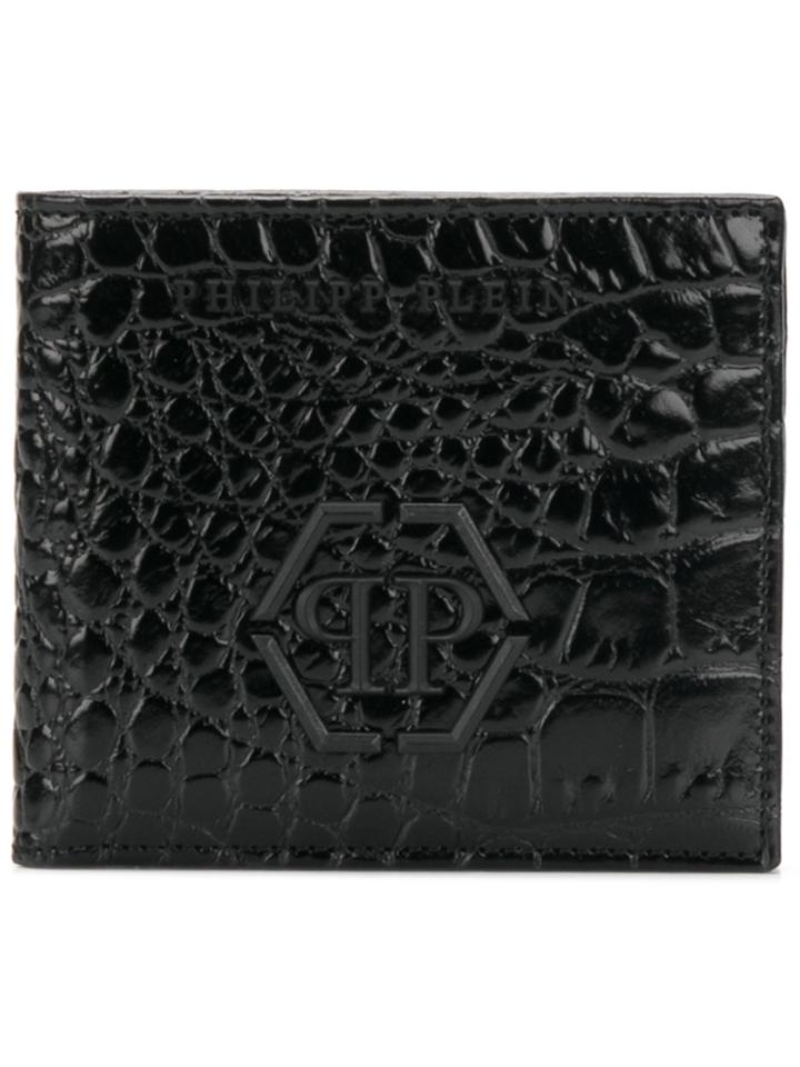 Philipp Plein Embossed Billfold Wallet - Black