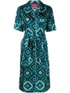 For Restless Sleepers Giacinto Printed Silk Wrap Dress