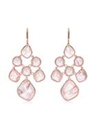 Monica Vinader Rp Siren Chandelier Rose Quartz Earrings - Pink