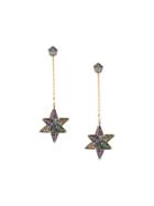 Noor Fares Rainbow Merkbana Drop Earrings - Metallic