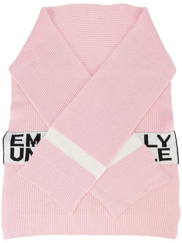 Haculla Emotionally Unavailable Knit Scarf - Pink