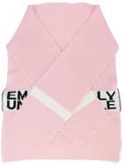 Haculla Emotionally Unavailable Knit Scarf - Pink