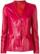 Sylvie Schimmel Fitted Blazer - Red