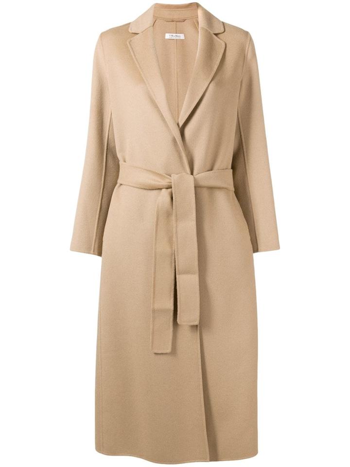 's Max Mara Paola Wrap-around Coat - Neutrals