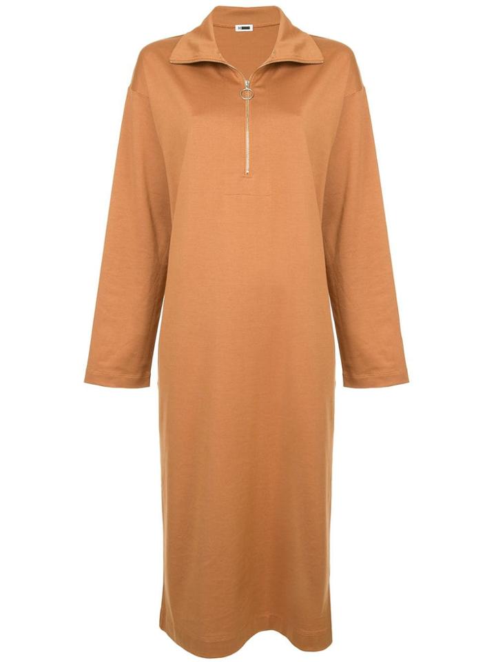 H Beauty & Youth Longsleeved Midi Dress - Brown