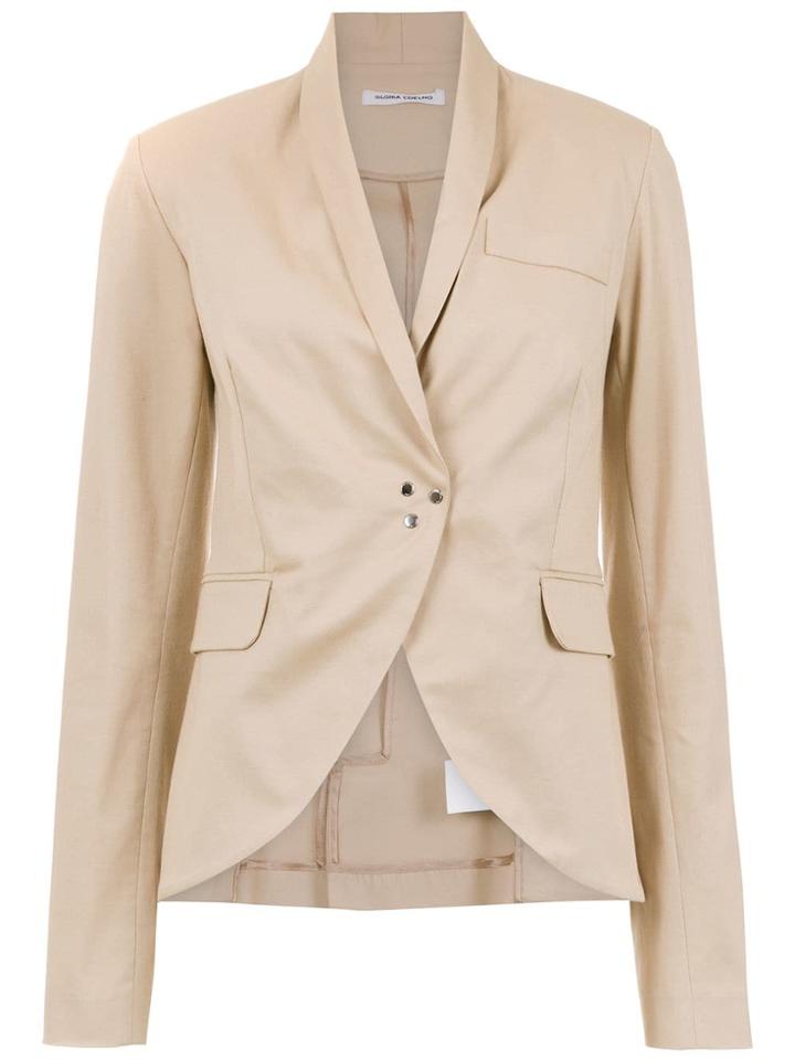 Gloria Coelho Smoking Blazer - Nude & Neutrals