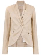 Gloria Coelho Smoking Blazer - Nude & Neutrals