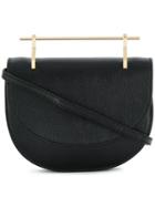 M2malletier Mini Halfmoon Bag - Black
