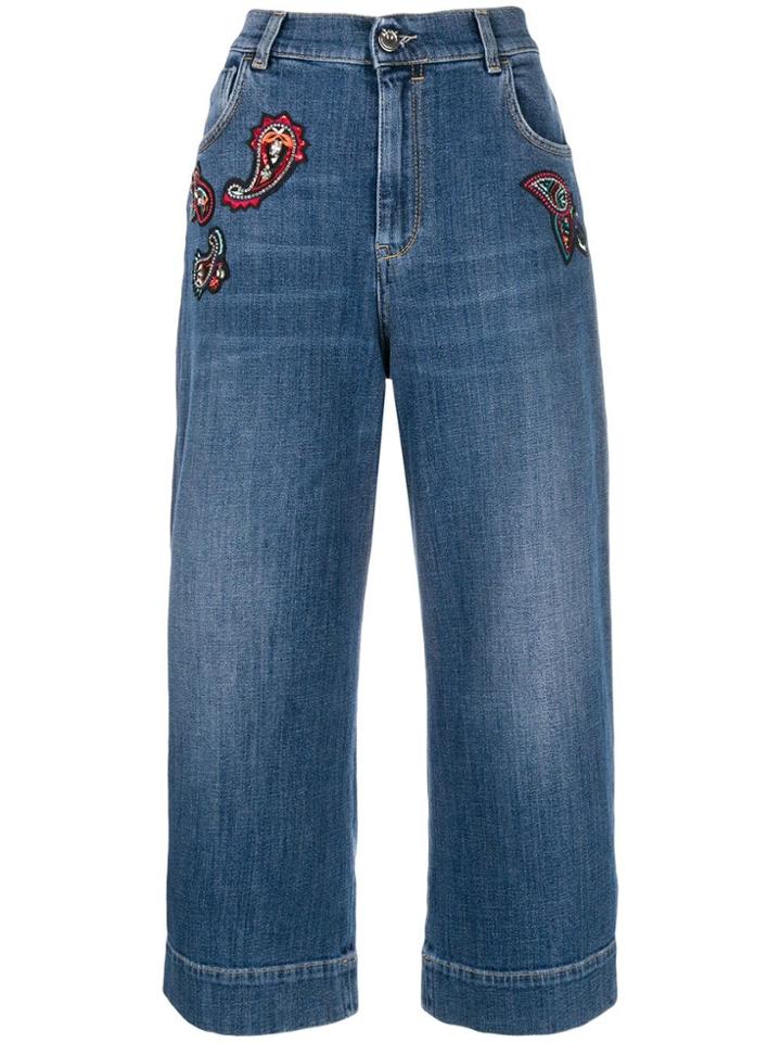Pinko Brenda Cropped Jeans - Blue