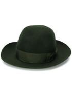 Borsalino Wide-brimmed Folar Hat - Green