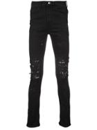 Mjb Distressed Biker Jeans - Black