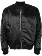 Represent Zipped Bomber Jacket - Black