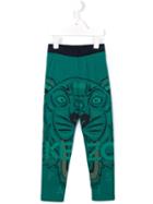 Kenzo Kids 'tiger' Leggings, Girl's, Size: 10 Yrs, Green