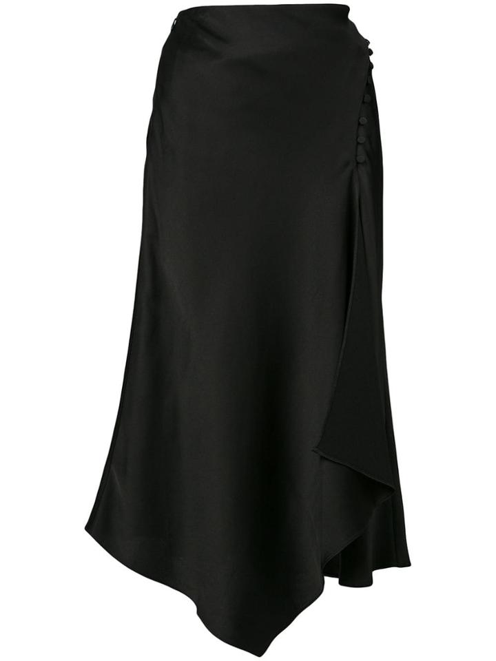 Jonathan Simkhai Side Slit Skirt - Black
