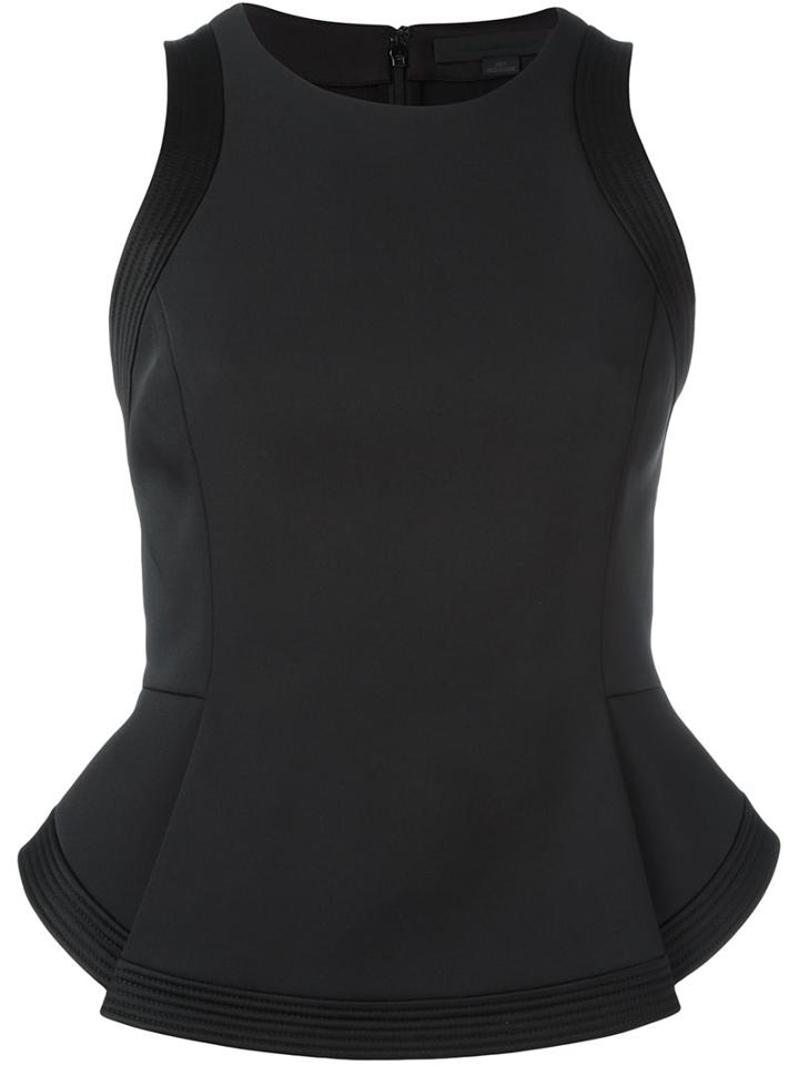 Alexander Wang Peplum Top, Women's, Size: 6, Black, Polyester/viscose/polyurethane