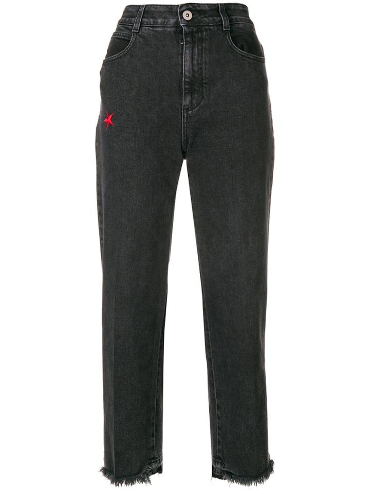 Stella Mccartney Star Embellished Jeans - Black