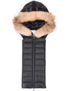 Veronica Beard Hooded Puffer Gilet - Black