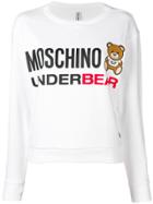 Moschino Underbear Print Sweatshirt - White