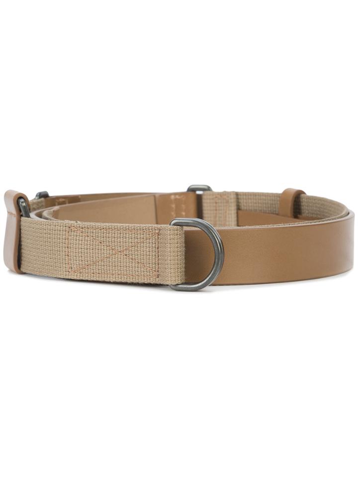 Lemaire Double Ring Belt - Brown
