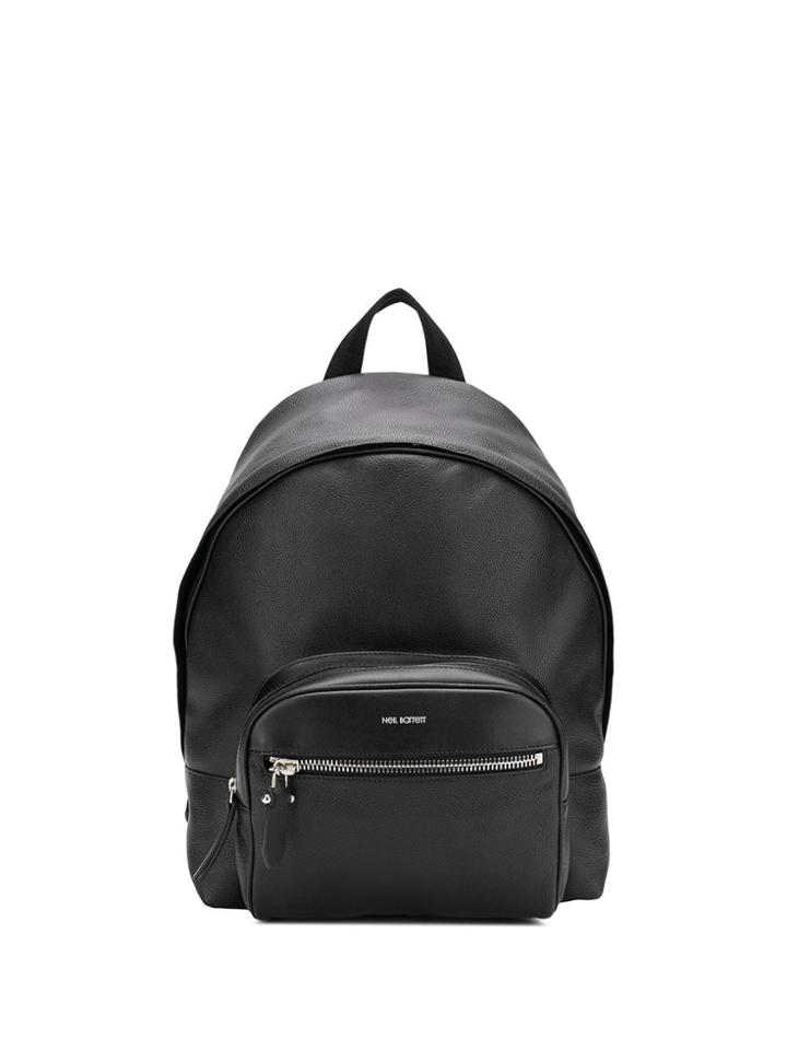 Neil Barrett Leather Backpack - Black