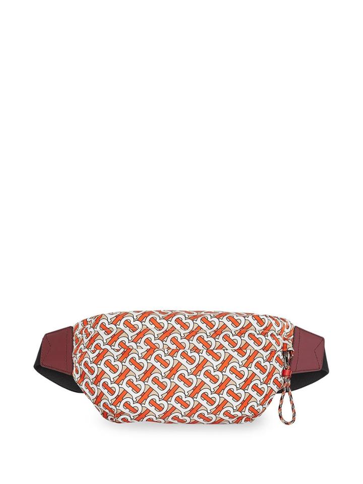 Burberry Medium Monogram Print Bum Bag - Orange