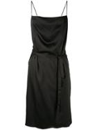 Kacey Devlin Pinnacle Wrap Dress - Black