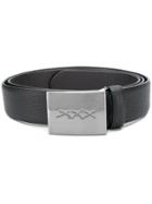 Ermenegildo Zegna Couture Xxx Engraved Belt - Black