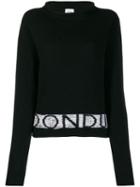 Dondup Knitted Logo Sweater - Black
