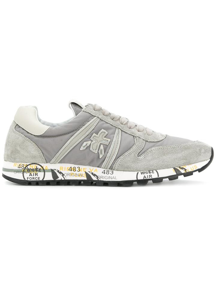 White Premiata Sky Sneakers - Grey