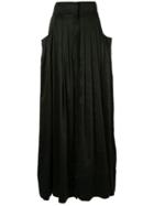 Aje Pleated Full Skirt - Black