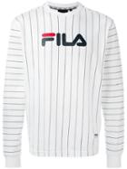 Fila - Stripe Logo Sweatshirt - Men - Cotton - S, White, Cotton