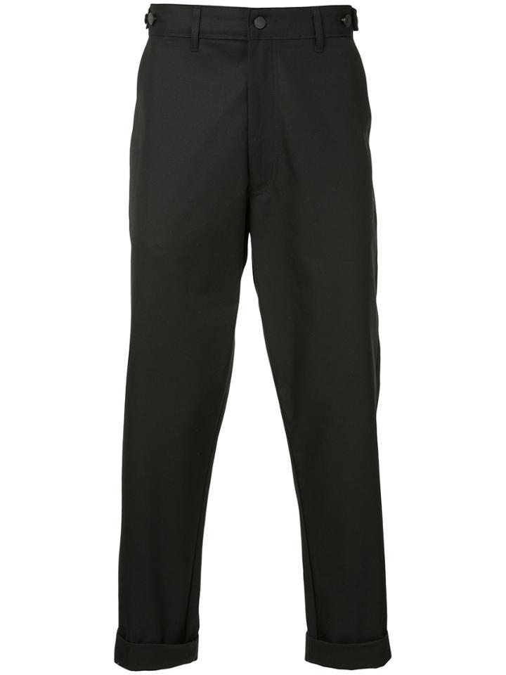 Bassike Harry Straight-leg Trousers - Black