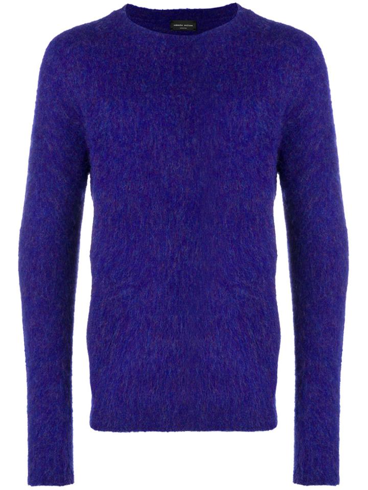 Roberto Collina Teddy Sweater - Pink & Purple