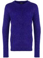 Roberto Collina Teddy Sweater - Pink & Purple