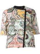Etro Three-quarters Sleeve Padded Jacket, Women's, Size: 42, Polyamide/polyester/goose Down/duck Feathers
