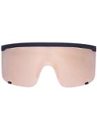 Mykita - Visor Sunglasses - Unisex - Acetate - One Size, Black, Acetate