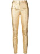Sies Marjan Metallic Slim-fit Trousers