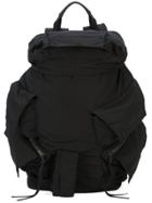 Julius Multiple Pockets Backpack - Black