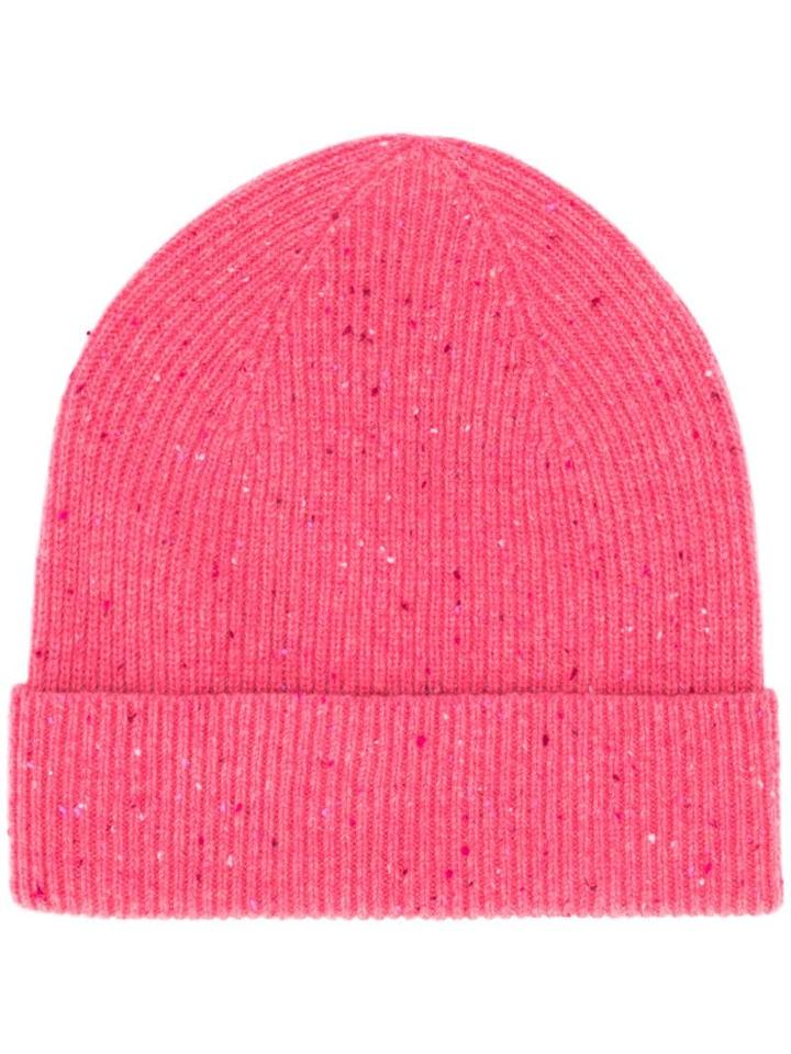 Isabel Marant Chilton Ribbed Beanie - Pink