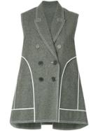Gauchère Buttoned Vest - Grey
