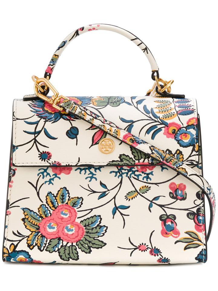 Tory Burch - Floral Print Cross-body Bag - Women - Polyurethane - One Size, Polyurethane