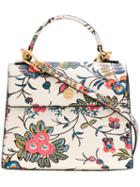 Tory Burch - Floral Print Cross-body Bag - Women - Polyurethane - One Size, Polyurethane